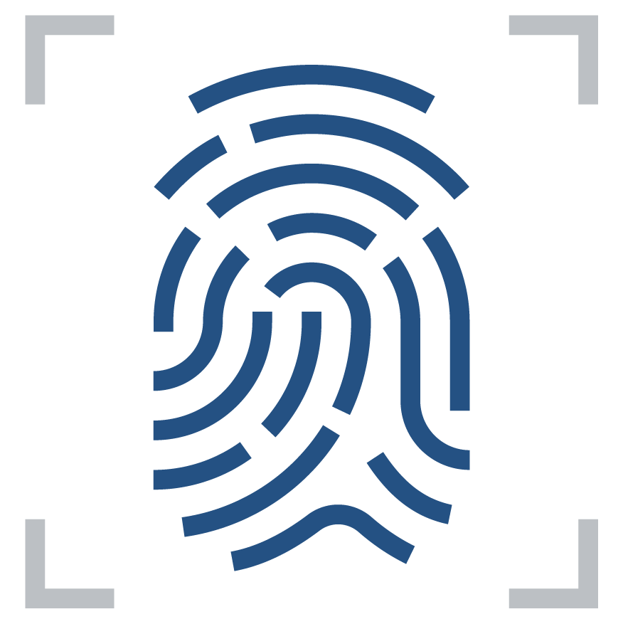 biometric handprint and eye scanner for door entry at warehouse or office building